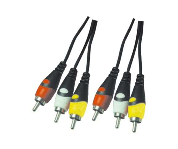 Lowest Price for
PH7-1132 DUAL COLOUR MOULDED 3RCA PLUGS TO 3RCA PLUGS A/V INTERCONNECT CABLE for Maldives Importers detail pictures
