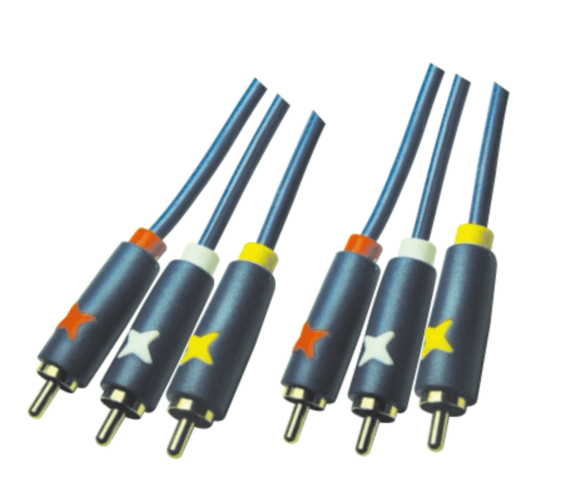 High Performance
PH7-1138 DUAL COLOUR MOULDED 3RCA PLUGS TO 3RCA PLUGS A/V INTERCONNECT CABLE for Cape Town Manufacturer detail pictures