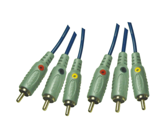 8 Year Exporter
PH7-1154 DUAL COLOUR MOULDED 3RCA PLUGS TO 3RCA PLUGS A/V INTERCONNECT CABLE for Thailand Manufacturer detail pictures